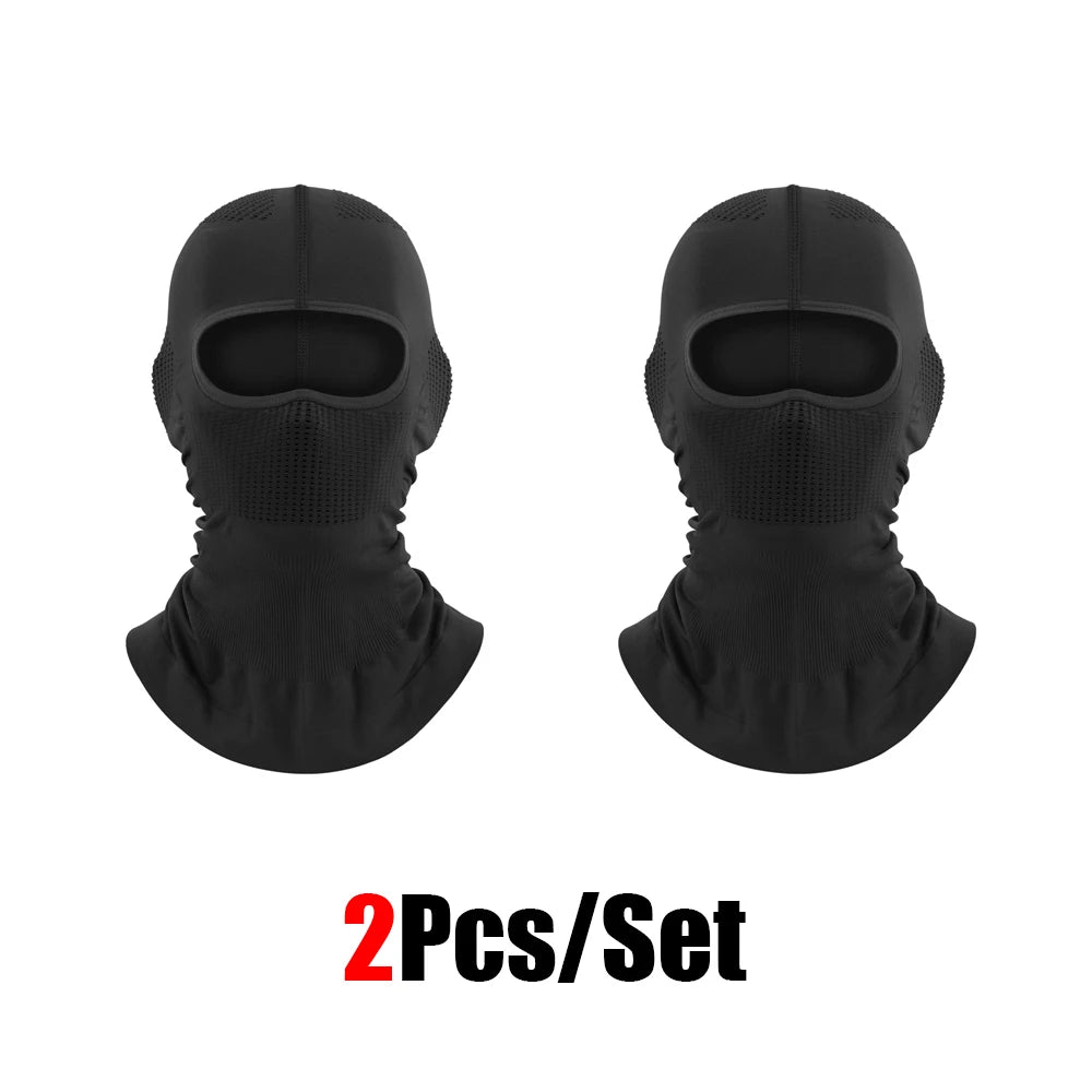 4Pcs Full Face Mask Balaclava Cycling Ski Motorcycle Warm Black Men