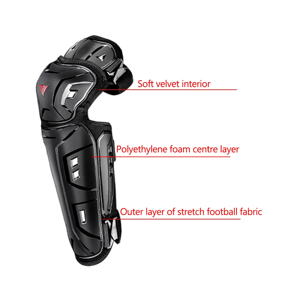 4Pcs/set Knee Elbow Protective Pads Motorcycle Motocross Skating Protectors Riding Protective Gears Outdoor Sport Equipment