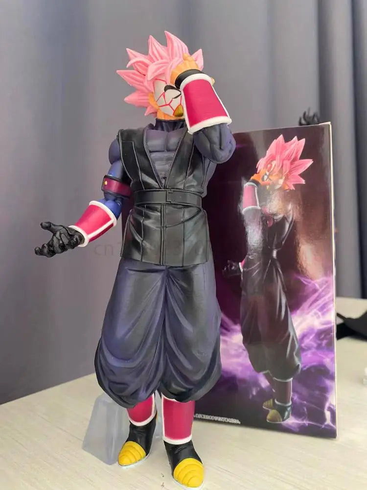 25cm Dragon Ball Heroes Zamasu Black Goku PVC Action Figure Statue Collectible Gift