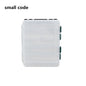 Fishing Tackle Box Double Sided Lure Storage Compartment Case Waterproof