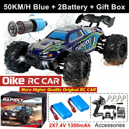 EXPROTAS 4WD Off Road Remote Control RC Car 80KM/H Brushless 1:16 Scale
