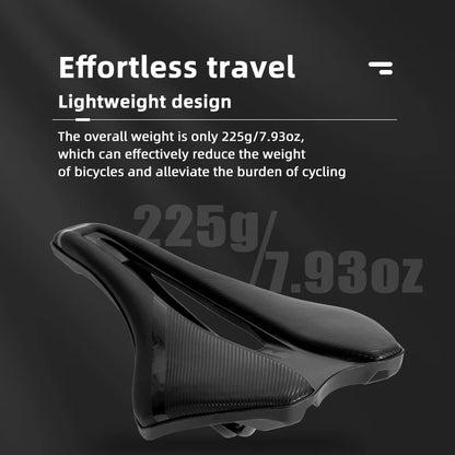 OFFBONDAGE Cycling Saddle MTB Hollow Breathable Shockproof Non-Slip PU Seat Pad