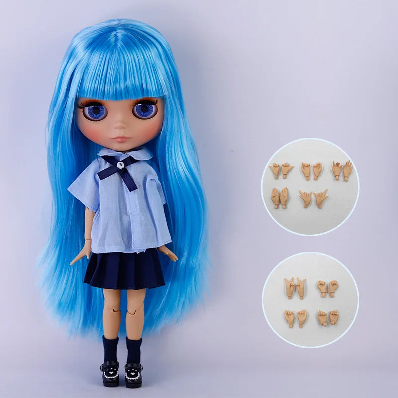 ICY DBS Blythe Doll Tan Skin Matte Face 1/6 BJD Joint Body Neo BL2240