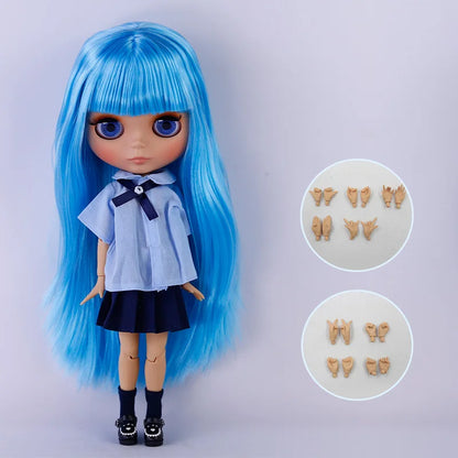 ICY DBS Blythe Doll Tan Skin Matte Face 1/6 BJD Joint Body Neo BL2240