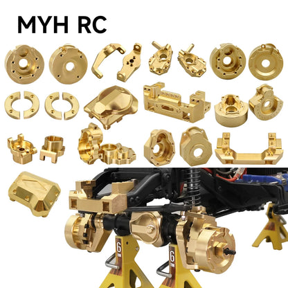 Brass Axle Mount Portal Drive Housing for 1/10 RC Traxxas Crawler TRX4 TRX6