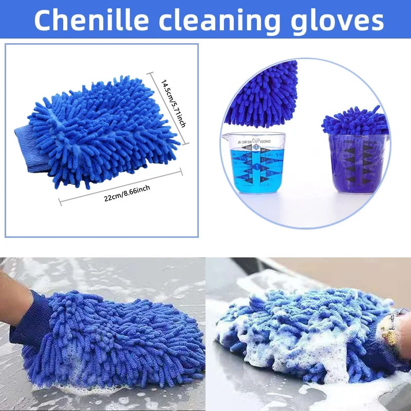 Car Detailing Brush Set for Cleaning Air Vents Interior Auto Care