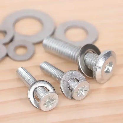 Stainless Steel Flat Washers M2 M2.5 M3 M4 M5 M6 M8 M10 for Home Repairs