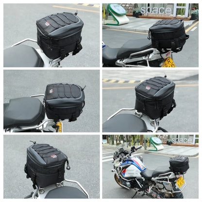 Motorcycle Tail Bag 7-12L Waterproof Storage for Scooter Luggage Accessories