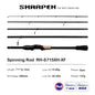 PURELURE SHARPEN Travel Rod XF/MF Action Spinning Casting Rod w/ FUJI Parts