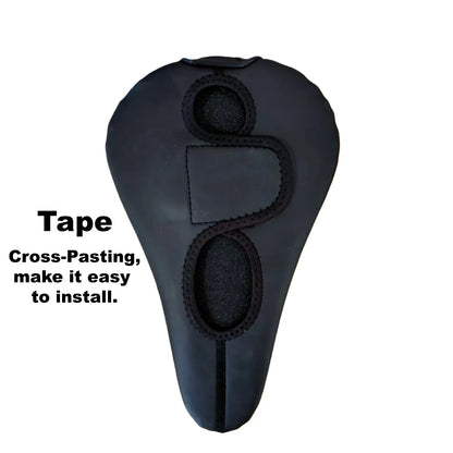 Gel Padded Bicycle Seat Cover PU Surface Comfort Saddle Cushion for Men Women