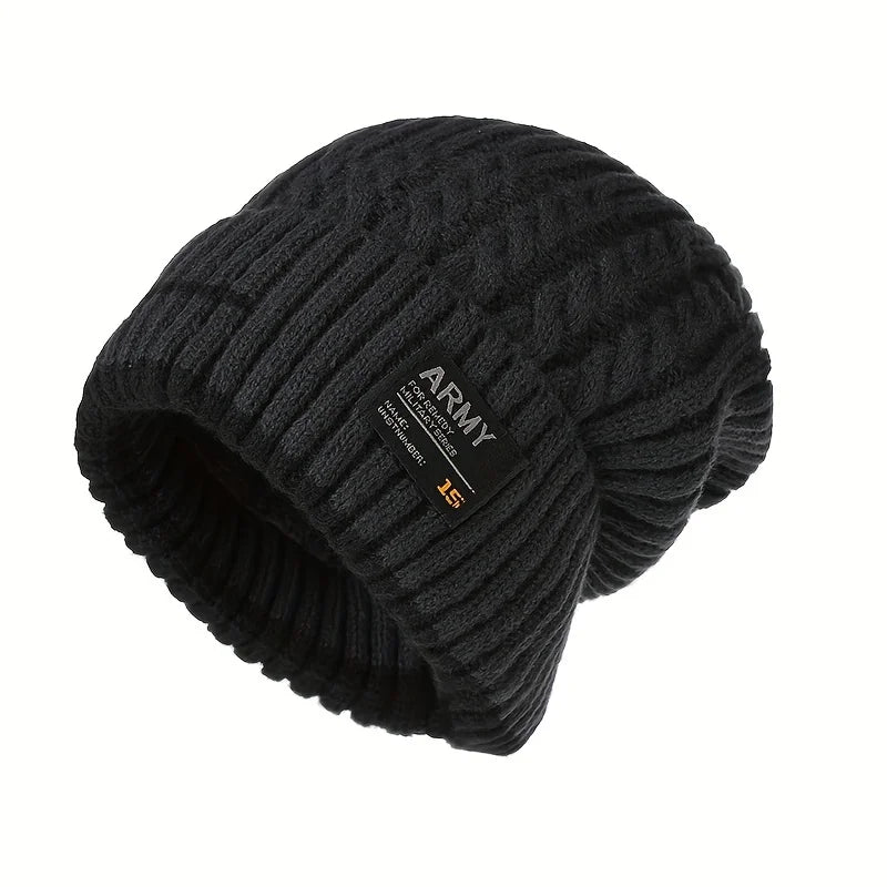 Winter Beanie Hat Knitted Warm Cap Unisex Men Women Bonnet 2023