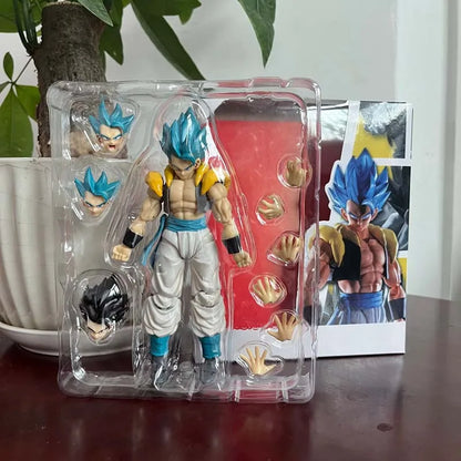 Dragon Ball Super Broly Son Goku Vegeta Gogeta Action Figure Model Toys Joint Movable Doll Birthday Present For Friends-EXPROTAS