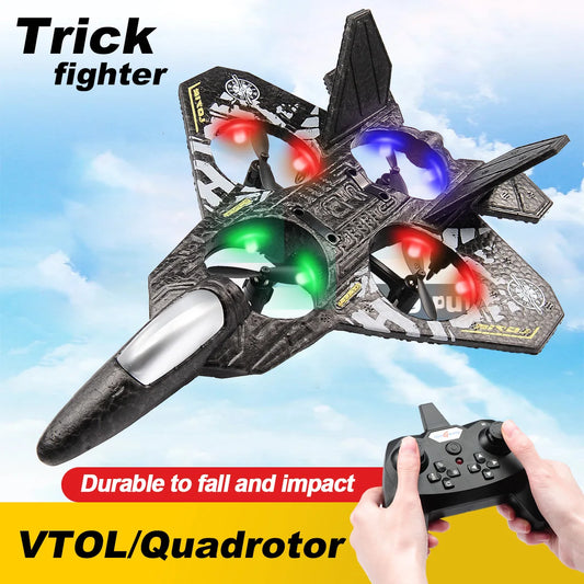 RC Plane EPP Foam Remote Control Glider Aircraft with Light L0712 2.4G