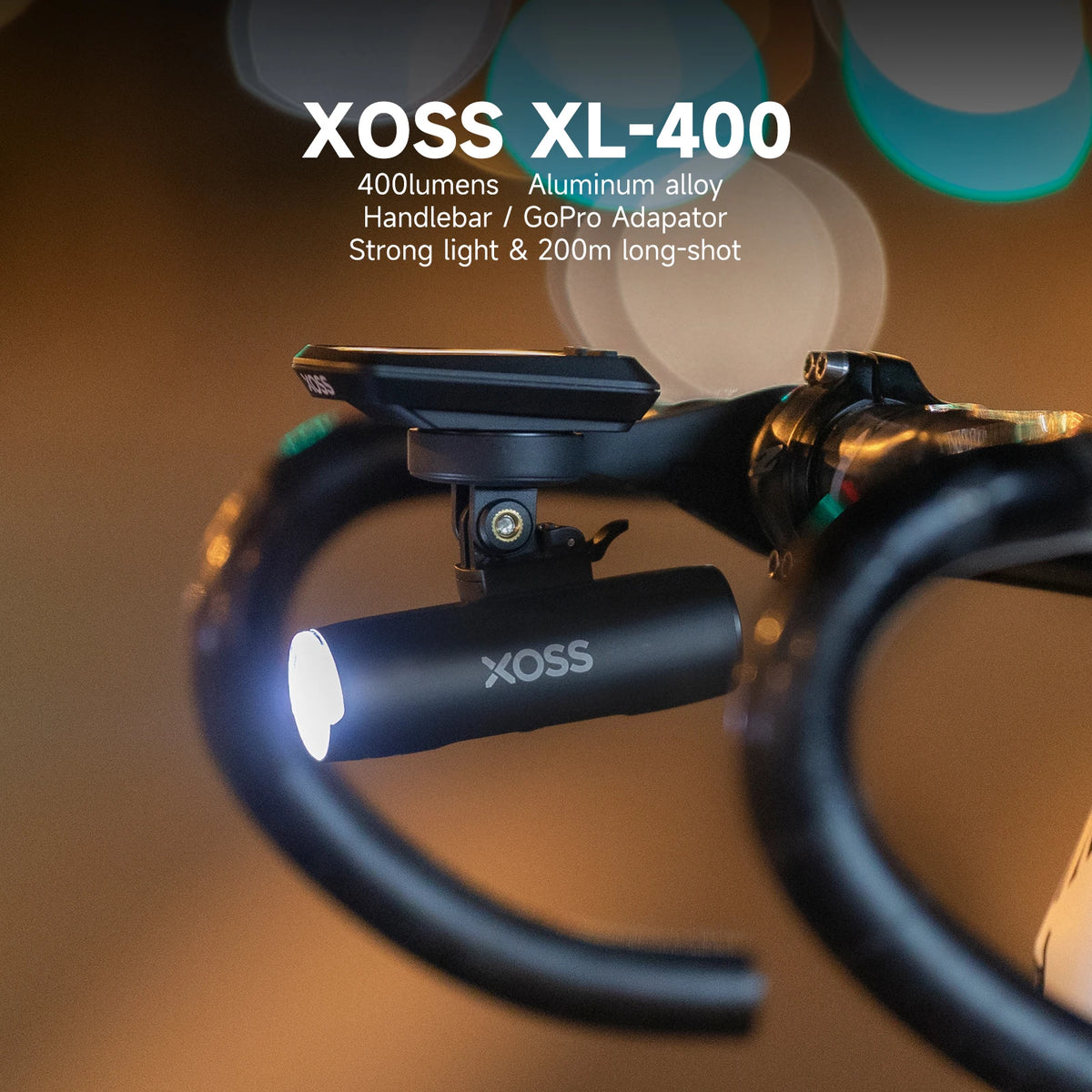 EXPROTAS Front Bike Headlight 400/800 Lumen USB Rechargeable Waterproof Light