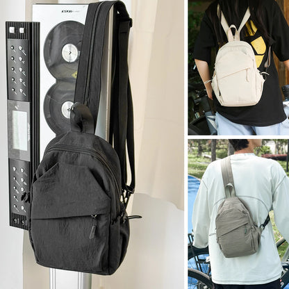 Men's Small Backpack Chest Bag Sling Travel Outdoor Crossbody Sports