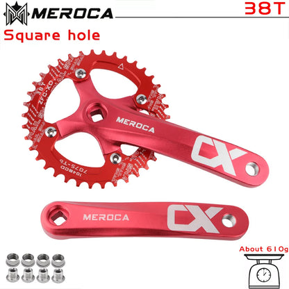 104BCD MTB Crankset 170mm Aluminum Square Taper 32T-42T Chainring