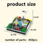 Moc Building Block Train Track Plastic Desktop Ornament Toy - Unisex