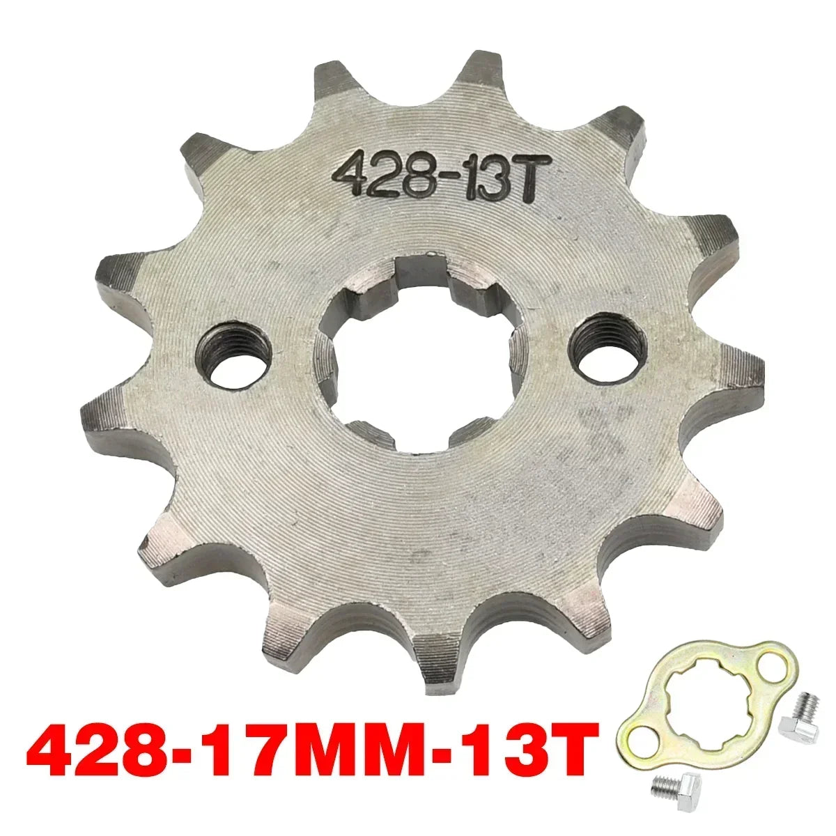 Chain 428# 17mm 20MM 10t 11T 12t 13T 14T 15t 16t 17T 18t 19T Motorcycle Sprocket
