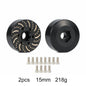 Brass 12mm Hex Wheel Weights Brake Disc Adapters for 1.9 2.2 RC Crawler