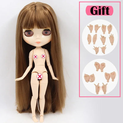 ICY DBS Blythe Doll White Skin Joint Body 1/6 BJD OB24 Russia Only