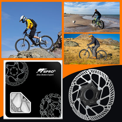 Center Lock Disc Brake Rotor IIIPRO Stainless Steel Bicycle MTB Road