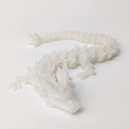 Divine Dragon Statue 3D Printed Night Light Sculpture Aquarium Bedroom Ornament
