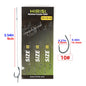 6pcs Fishing Ready-made Hook Links Carp Feeder Tackle Rigs