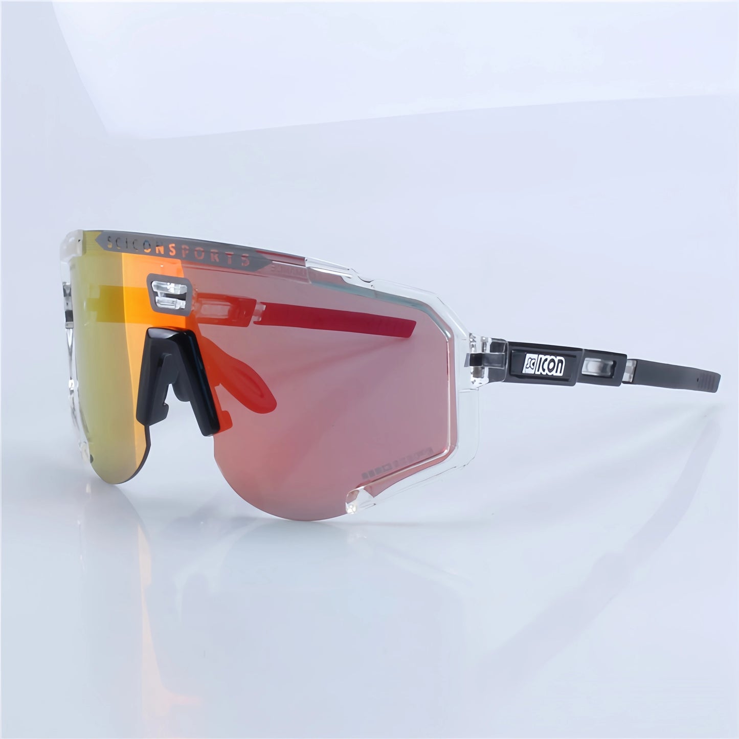 SCICON Photochromic Cycling Glasses, UV400 Outdoor Sports Sunglasses for Men & Women MTB Road Bike