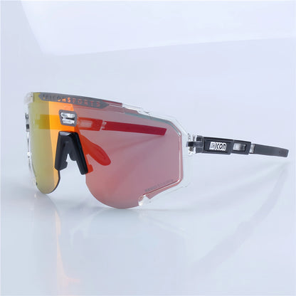 SCICON Photochromic Cycling Glasses, UV400 Outdoor Sports Sunglasses for Men & Women MTB Road Bike