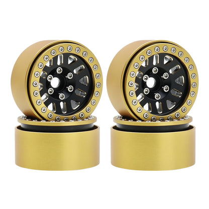 240g Brass 1.9" Beadlock Wheel Rim for 1/10 RC Crawler TRX4 TRX6 Axial SCX10 III - EXPROTAS