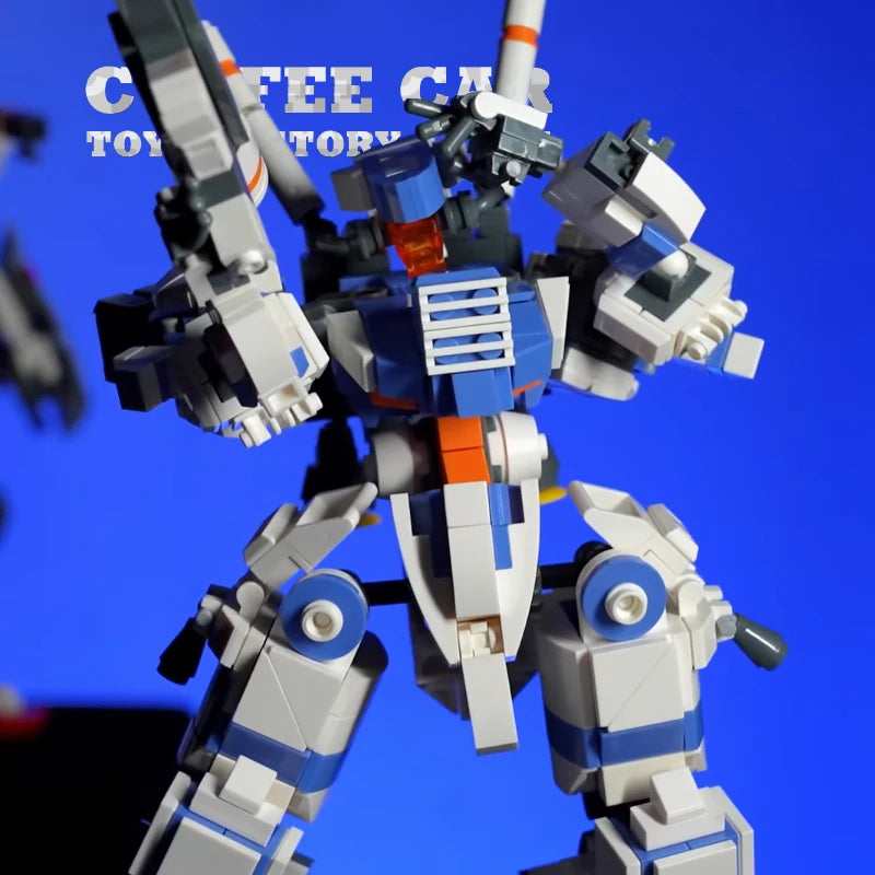 Mecha Warrior MOC Building Blocks Robot Armor Model Bricks Toy for Kids Adults
