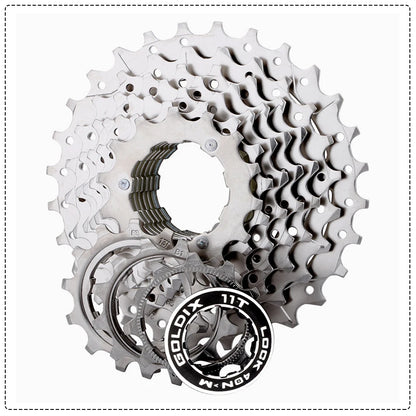 GOLDIX 8–12 Speed Cassette 11-25T 11-28T 11-32T 11-34T 11-36T Compatible Shimano SRAM - EXPROTAS