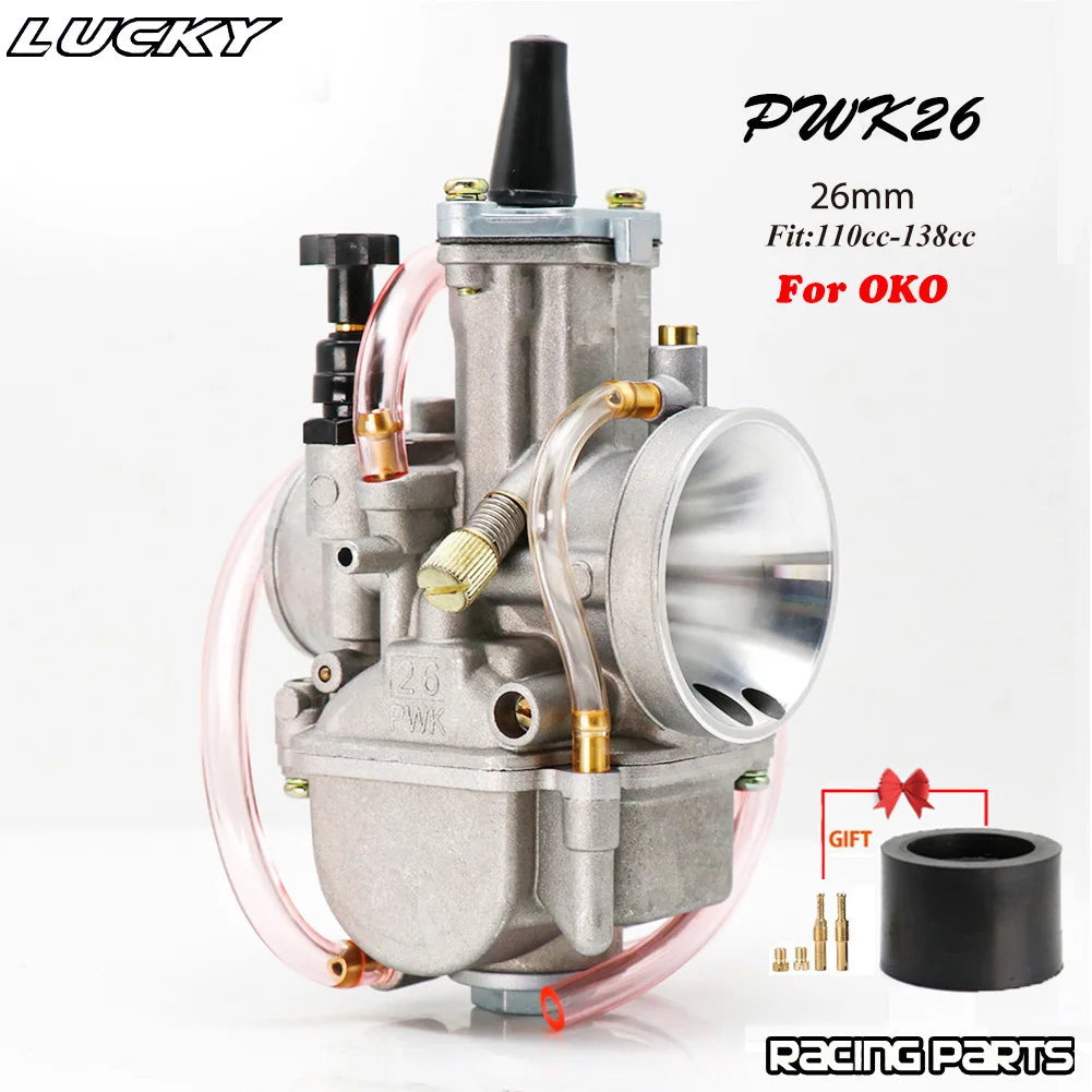 PWK Power Jet Carburetor 21-34mm for 2T 4T Dirt Bike Pit Bike ATV Scooter