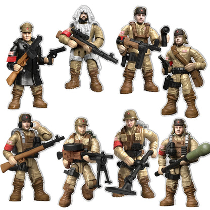 World War Building Blocks Military Soldiers Toy Figures Army Set