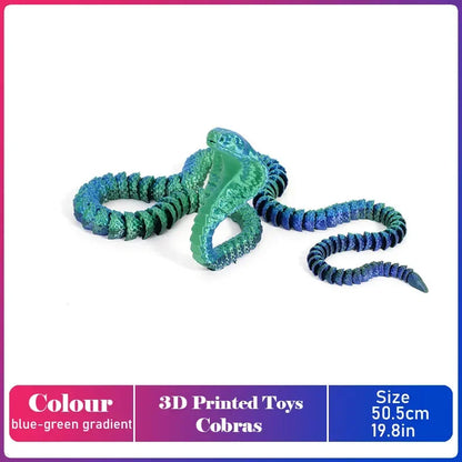 3D Printed Tyrannosaurus Rex Dinosaur Model Jointed Movable Realistic Decor