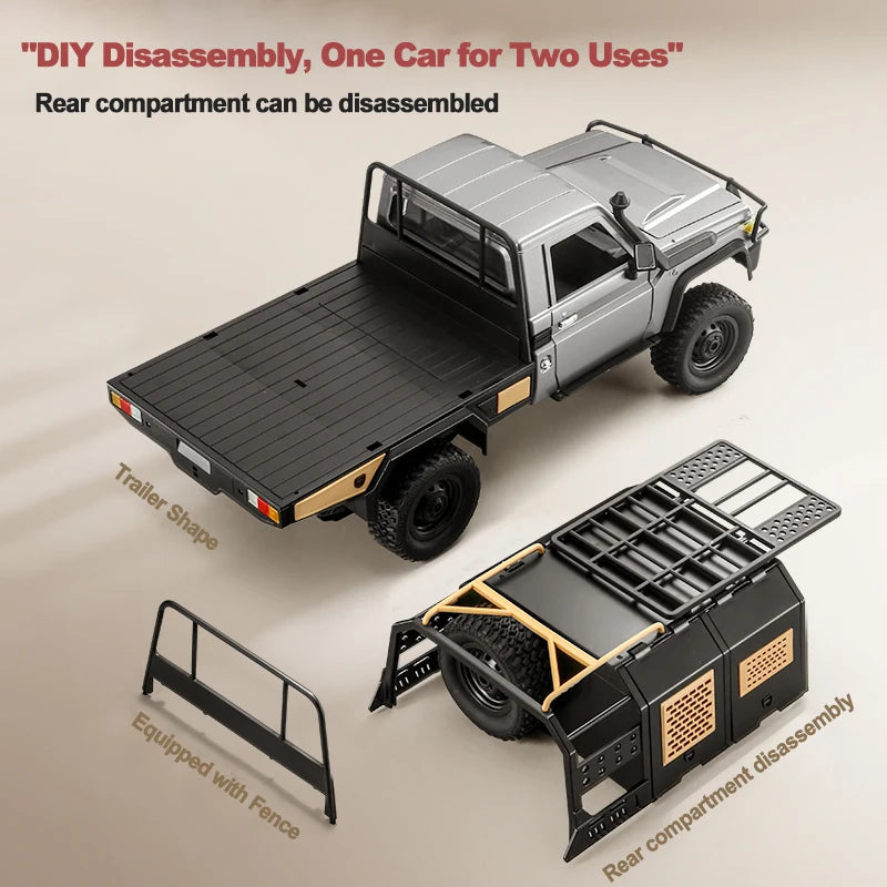 1/12 Truck 4WD Remote Control Off-Road Crawler Car RTR for Boys Adults