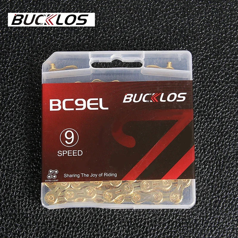 MTB Road Bike Chain BUCKLOS 8-12 Speed 116/126 Links Bicycle