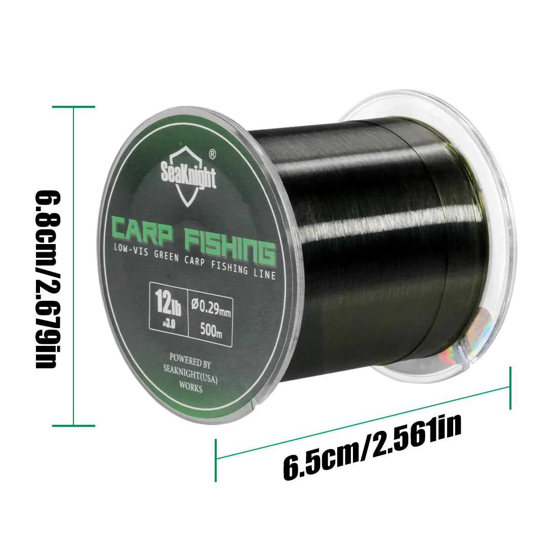 500M Nylon Fishing Line Monofilament Carp Sea Saltwater Invisible 8.0 35LB