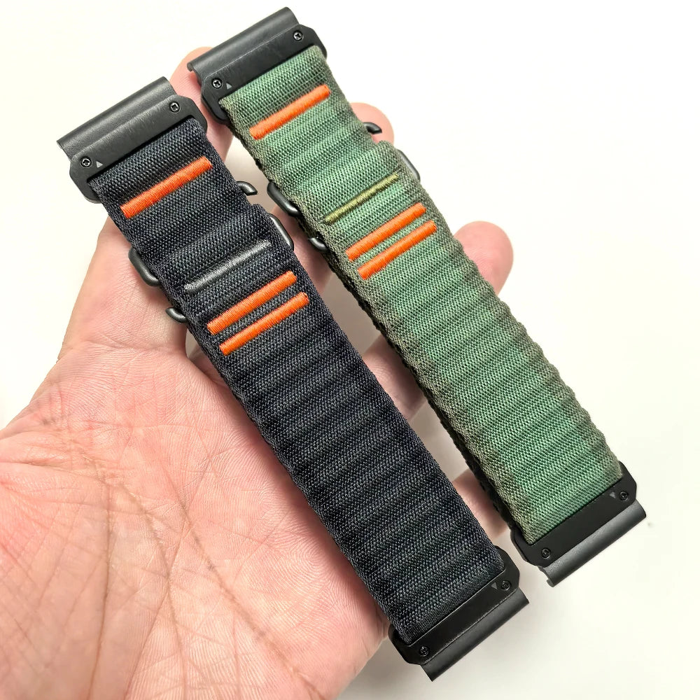 Nylon Strap For Garmin Fenix 8 Pro 26mm 22mm Watch Band 51mm 47mm