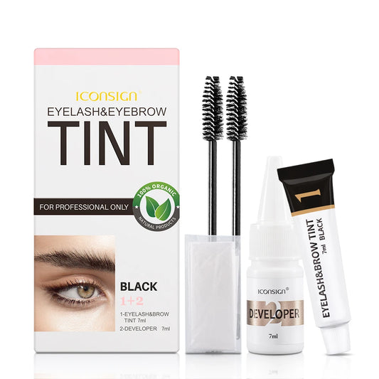 Eyelash Eyebrow Dye Tint Kit Professional Black Mascara Lift Lamination