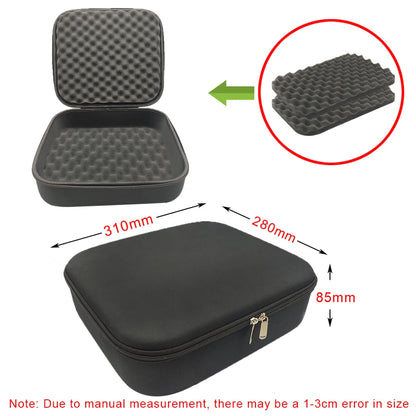DIY Foam Hard Carry Case Storage Box Travel Zipper Bag Tool Accessories Camera
