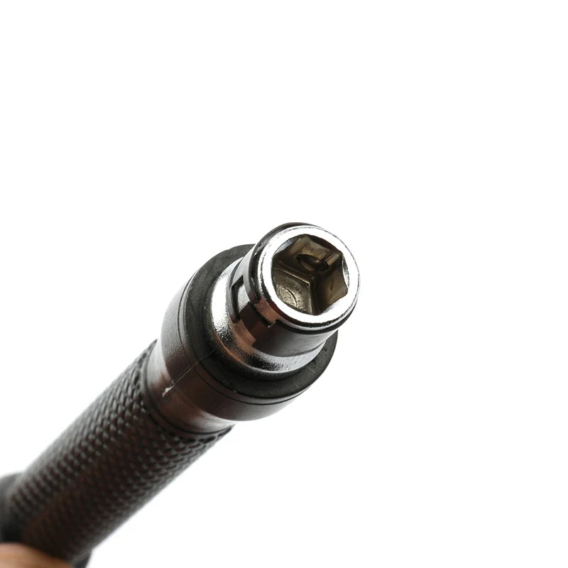 Hexagon Screwdriver Bit 1/4" Double-End Handle Black 6.35mm Wrench Tool