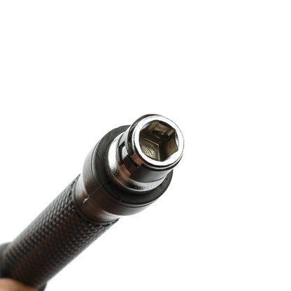 Hexagon Screwdriver Bit 1/4" Double-End Handle Black 6.35mm Wrench Tool