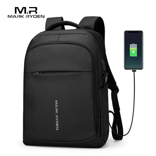 MARK RYDEN Man Backpack Multifunctional 15.6inch Laptop Bag Multi-layer Pockets School Backpack-EXPROTAS