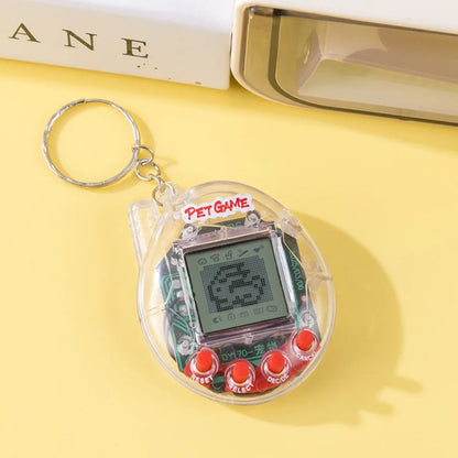 Tamagotchi Electronic Pet Keychain Game Console for Kids - Purple Version