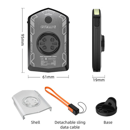 Visibility Cycling Light 5000mAh Bicycle Bike Safety Front Headlight