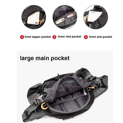Camping Waist Chest Bag Outdoor Nylon Shoulder Bag Crossbody Travel Cycling Bicycle Riding Running Handbags Climbing Men's Bags-EXPROTAS