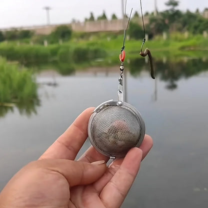1pc Fishing Bait Cage Plastic Portable Lure Trap Basket for Holding