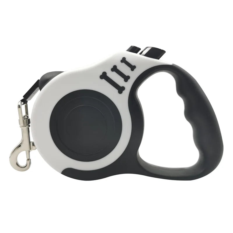 Retractable Dog Lead 3m 5m Nylon Leash for Small Medium Large Dogs Cats