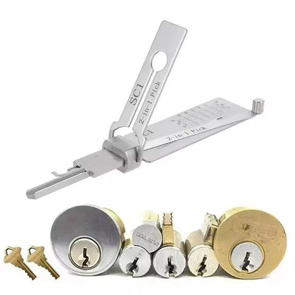 Key Precision Hook Stainless Steel Locksmith Tool 304mm Easy Use